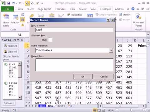 Excel Macro Paste From Clipboard